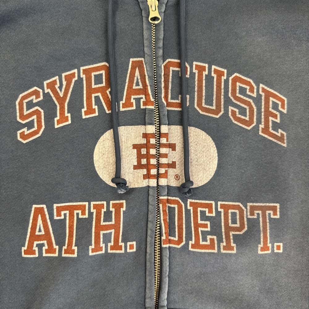 Eric Emanuel EE Syracuse Zip Up Hoodie Size Medium - Picture 2 of 7